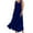 Dark Blue, variant on Summer Sun Dresses for Womens 2026 Plus Size Fashion Sleeveless Cotton And Linen Round Neck Solid Color Long Dress With Pocket