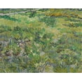 thumbnail image 2 of Vintage Apple Collection 14x12 Gold Ornate Wood Framed with Double Matting Museum Art Print Titled - Van Gogh-Long Grass With Butterflies, 2 of 4