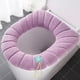 thumbnail image 2 of Funda de asiento de inodoro caliente - Alfombra de baño de punto acrílico, funda antideslizante lavable de 44x36 cm, cojín grueso y suave para mayor comodidad, 2 of 6