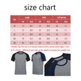 thumbnail image 3 of DODOING Men's Short Sleeve Tops Color Block Shirt Casual T-Shirts Comfortable Round Neck T-Shirt Tops, 3 of 8