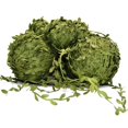 thumbnail image 4 of Hojas verdes artificiales de seda hechas a mano en forma de hoja de 10 metros para decoración de bodas, corona de bricolaje, regalo, álbum de recortes, artesanía, flor falsa, 4 of 5