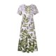 thumbnail image 5 of Vestido de Manga Corta para Mujeres Vestido de Verano de Cuello Redondo Impreso, Poliéster de Tamaño Verdadero Diario Y Vestido de Fiesta, 5 of 5