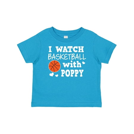

Inktastic I Watch Basketball with Poppy Gift Baby Boy T-Shirt