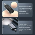 thumbnail image 4 of mmirethe White Mi Wireless Bone Conduction Speaker With LED Flashlight Wear LED Flashlight Bluetooth Speaker black silver, 4 of 6