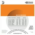 thumbnail image 3 of D'Addario EJ10 Bronze Acoustic Guitar Strings, Extra Light, 10-47, 3 of 4