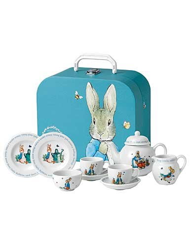 peter rabbit tea coffee sugar set