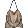 thumbnail image 1 of LHSHID Vegan Leather Hobo Bag for Women PU Leather Shoulder Bag Large Handbag Totes Trendy Chain Purse Top Handle Bag, 1 of 7