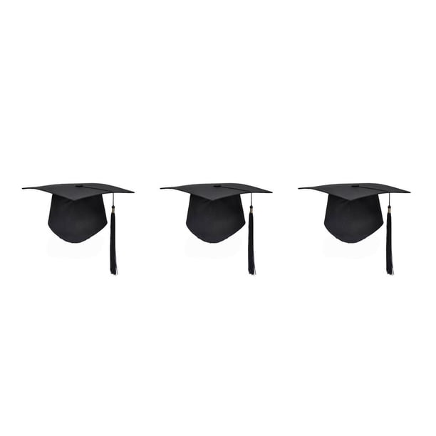 Minnieouse Escuela Graduación Borlas Cap Birrete Universitario Licenciados Sombrero académico Type1 NO1
