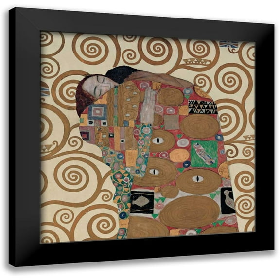 Klimt, Gustav 12x12 Black Modern Framed Museum Art Print Titled - Fulfillment
