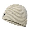 thumbnail image 5 of Dalix Astronaut Fisherman Beanie Hat Winter Knit Cuffed Watch Cap Mens in Beige, 5 of 5