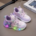 thumbnail image 6 of Kids LED Light Up Sneakers Girls Running Shoes Lightweight Sport Outdoor Walking Shoes for Girls Christmas Birthday Children Show Gift (Toddler/Little Kid/Big Kid) ﻿, 6 of 14