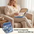 thumbnail image 4 of Xixirimido Bible Cover Case for Women Men, Large Bible Bag Bible Study Supplies Accessories Quilted Bible Carrying Cases with Handle Christian Gift, Wolf Forest Starry Night Blue Pattern, 4 of 7
