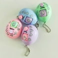 thumbnail image 6 of opvise Rock Paper Scissors Funny Toy Keychain Egg Shaped Morra Game Hanging Key Holder Random Color, 6 of 8