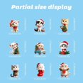 thumbnail image 2 of 8 Sheets Winter Snowflakes Window Clings,Christmas Blue Oil Painting Snowflakes Window Decals Stickers for Christmas Glass Home Decor and Xmas Winter Window Decoration, 2 of 6