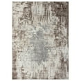 Luxe Weavers Euston Collection Abstract Area Rug 7680 Brown 4x5 ...