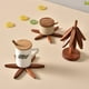 thumbnail image 3 of Mantel individual genérico, salvamanteles de madera para platos calientes, teteras, sartenes, juegos de colores de madera, 3 of 9