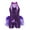 Purple, variant on LiiYii Kids Girls Sequins Ballet Dance Dress Jazz Latin Street Dance Leotard Performance Active Wear White 5