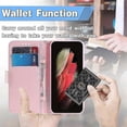 thumbnail image 4 of Compatible With Xiaomi Redmi 10c Cover Magnetic 3d Pattern Wallet Flip Case With Strap - Cute Panda, 4 of 5