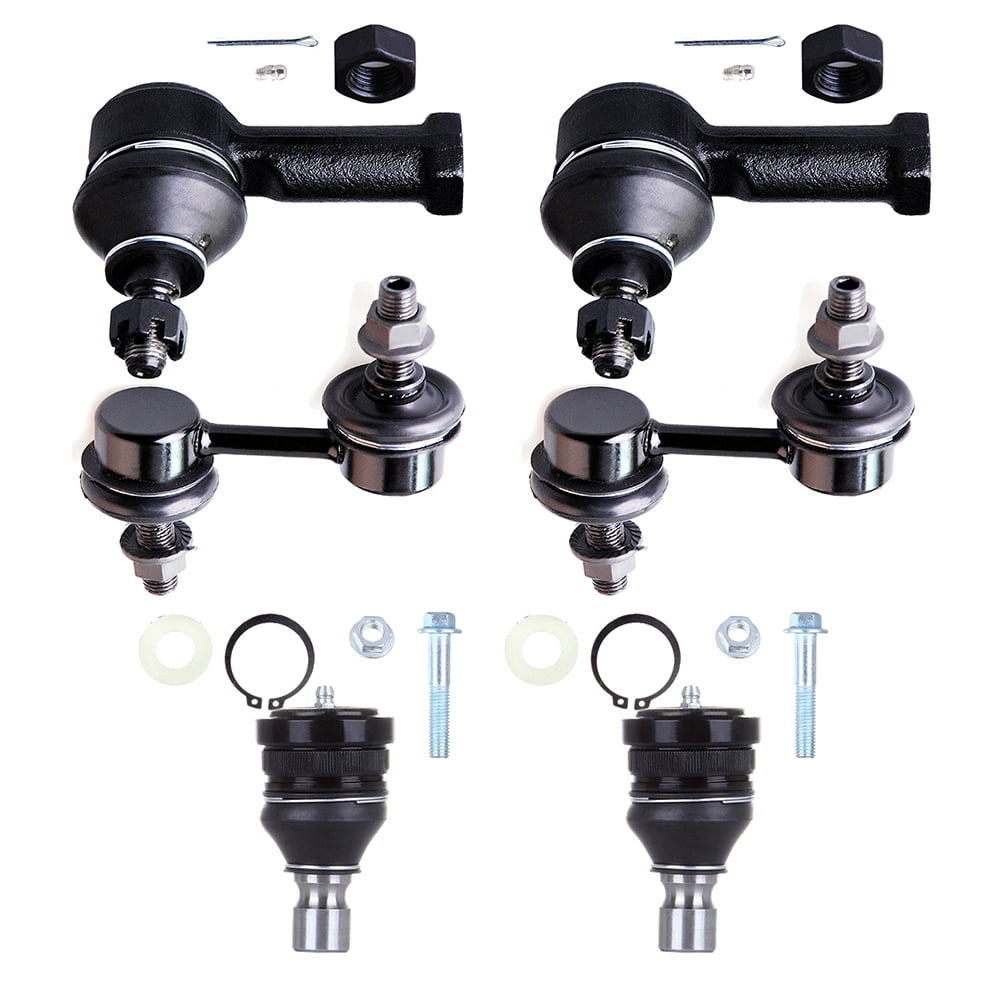 AUTOMUTO Replacement Parts Front Lower Ball Joint Front Outer Tie Rod End Rear Sway Bar End Link