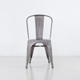 thumbnail image 3 of Chaise Latérale Empilable Moderne en Acier Rochelle - Qualité Contractuelle (Ensemble de 4), 3 of 5