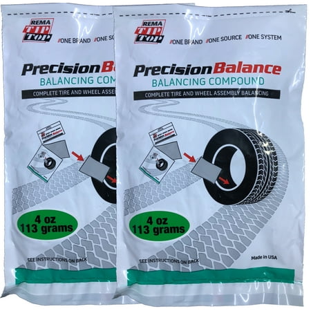 2 REMA PrecisionBalance 4 oz Tire Balance Beads Kits (8 ounces) Drop in (Best Way To Balance Tires)