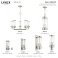 thumbnail image 6 of Livex Lighting-Hillcrest - Two Light Outdoor Wall Lantern Brushed, 6 of 12