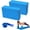 Blue, variant on WLGJL Yoga Block - Supportive Latex-Free Eva Foam - Soft Non-Slip Surface with Beveled Edges for Yoga, Pilates, Meditation - Yoga Accessories for Stability, Balance, Deepen Stretches, 2 Pack (Purple)