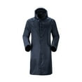 thumbnail image 2 of Wosthever Chubasquero largo impermeable, tiras reflectantes, abrigos de lluvia gruesos a prueba de viento, chaqueta reutilizable para senderismo al aire Paraguas de lluvia Azul oscuro XXL Wosthever HA070745-02, 2 of 6