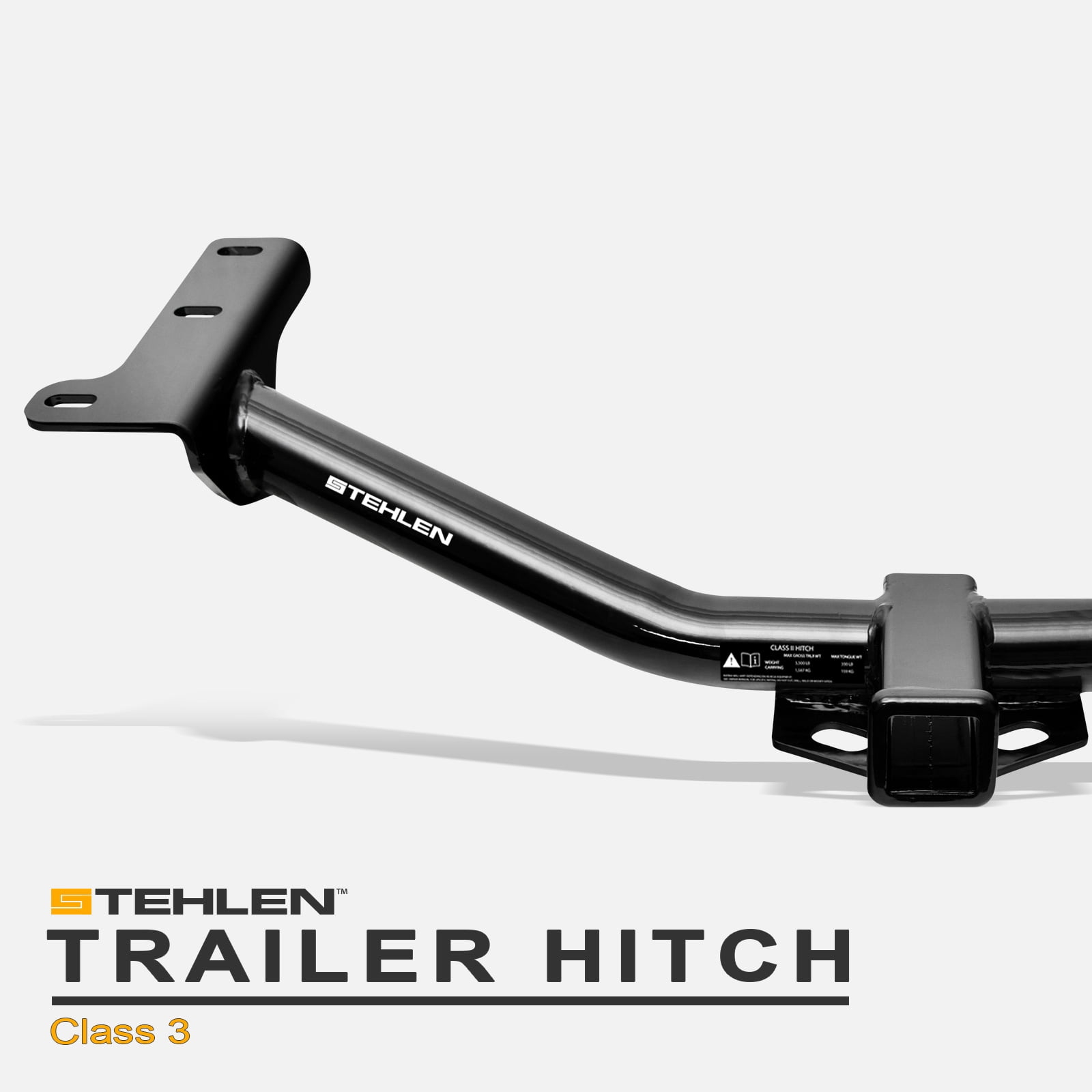 3 point Combo Trailer Hitch Quick Hitch Compatible with all pins Gloss Black 