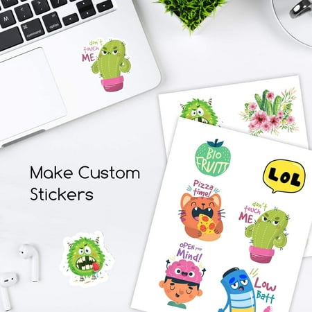 a sub printable vinyl sticker paper for inkjet printer