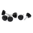 thumbnail image 1 of Unique Bargains M5 x 15mm Vis à Tête Ronde Boutons de Serrage Moletés 6 Pcs, 1 of 1