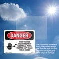 thumbnail image 6 of High Voltage Area Electrical Panel 36 Inches OSHA Danger Aluminum Sign 18 Inch x 12 Inch - 10 Pack, 6 of 8