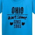thumbnail image 4 of Inktastic Ohio Awesome Since 1803 Youth T-Shirt, 4 of 5