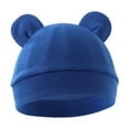 thumbnail image 6 of LNMQLPDBS Baby Sun Hat Bear Ears Infant Caps Newborn Hats for Baby Girls Summer Toddler Hats Soft Infant Beanie Caps Baby Hats 0-6 Months Multi Color for Spring Autumn Outdoor, 6 of 8