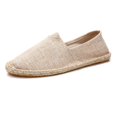 thumbnail image 2 of Closed Toe Canvas Slip on Flat Espadrilles Loafers for Men and Women, 2 of 2