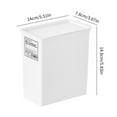 thumbnail image 3 of EIMELI Laundry Detergent Storage Container with Lid  White Laundry Detergent Powder Container  Decorative Plastic Storage Box for Laundry Room  Farmhouse Laundry Room Decor（3 Different, 3 of 8