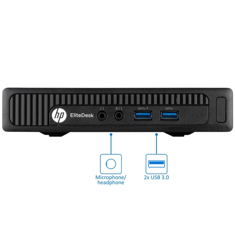 Referbished HP EliteDesk 800 G1 Mini Desktop, Intel Quad-Core i5 