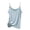 Light Blue, variant on AWZXDE Women Solid Color V Neck Thin Strap Camisole Sleeveless Fitted Vest Tank Top For Women For Innerwear Layering Light Blue,M