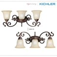 thumbnail image 3 of Kichler Lighting Wilton - Four Light Bath Fixture, Carre Bronze Finish with Glass, 3 of 4