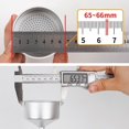 thumbnail image 4 of baomifa-Moka Pot Dosing Funnel, Stovetop Espresso Coffee Maker Distribution Tool Italian Coffee Maker Dosing Ring For Moka Express 6 Cups, Transparent, 4 of 4
