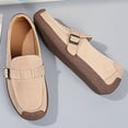thumbnail image 7 of Sngxgn Women's Flats Shoes Ballet Flats Dress Shoes for Women Comfortable Slip on Shoes(Khaki,42), 7 of 7