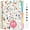 A – Wildflowers, variant on 8.5"x11" 5 Subject Spiral Notebook, 280 Pages Ruled Journal with Dividers, Wildflowers