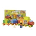 thumbnail image 1 of FixtureDisplays Ensemble de Construction de Train Numéroté 50 Pcs Mon Premier Train Numéroté Jouet Préscolaire 18811, 1 of 9
