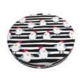 thumbnail image 2 of Lsque Cute Chicken Round Bar chair cushion covers Velvet Fabric Premium Comfort Protects from Scratches and Stains for 14-17 Inch Chair- 12 inch, 2 of 7