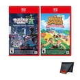 thumbnail image 1 of Nintendo Animal Crossing New Horizons - Nintendo Switch 2 Edition + Nintendo Pokémon Legends: Z-A - Nintendo Switch 2 Edition + Microfiber Cleaning Cloth, 1 of 7