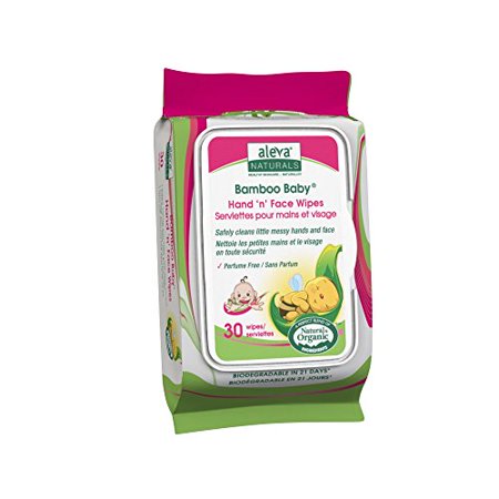 BAMBOO HAND N FACE WIPES 30CT