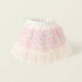 thumbnail image 5 of 3-12 Years Girls' Fashion Sweet Cake Skirt Splicing Mesh Half Skirt Ropa para niños pequeños, 5 of 8