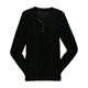 thumbnail image 1 of Marc Ecko - Camiseta Henley acanalada para hombre, color negro, XXL Marc Ecko henley, 1 of 2