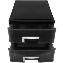 Soimiss Black Multi Layer Desktop Organizer for Stationery and Office Supplies