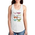 thumbnail image 1 of Chromatic Butterflies I Racerback Tank Women -June Erica Vess Designs, Female Large, 1 of 4